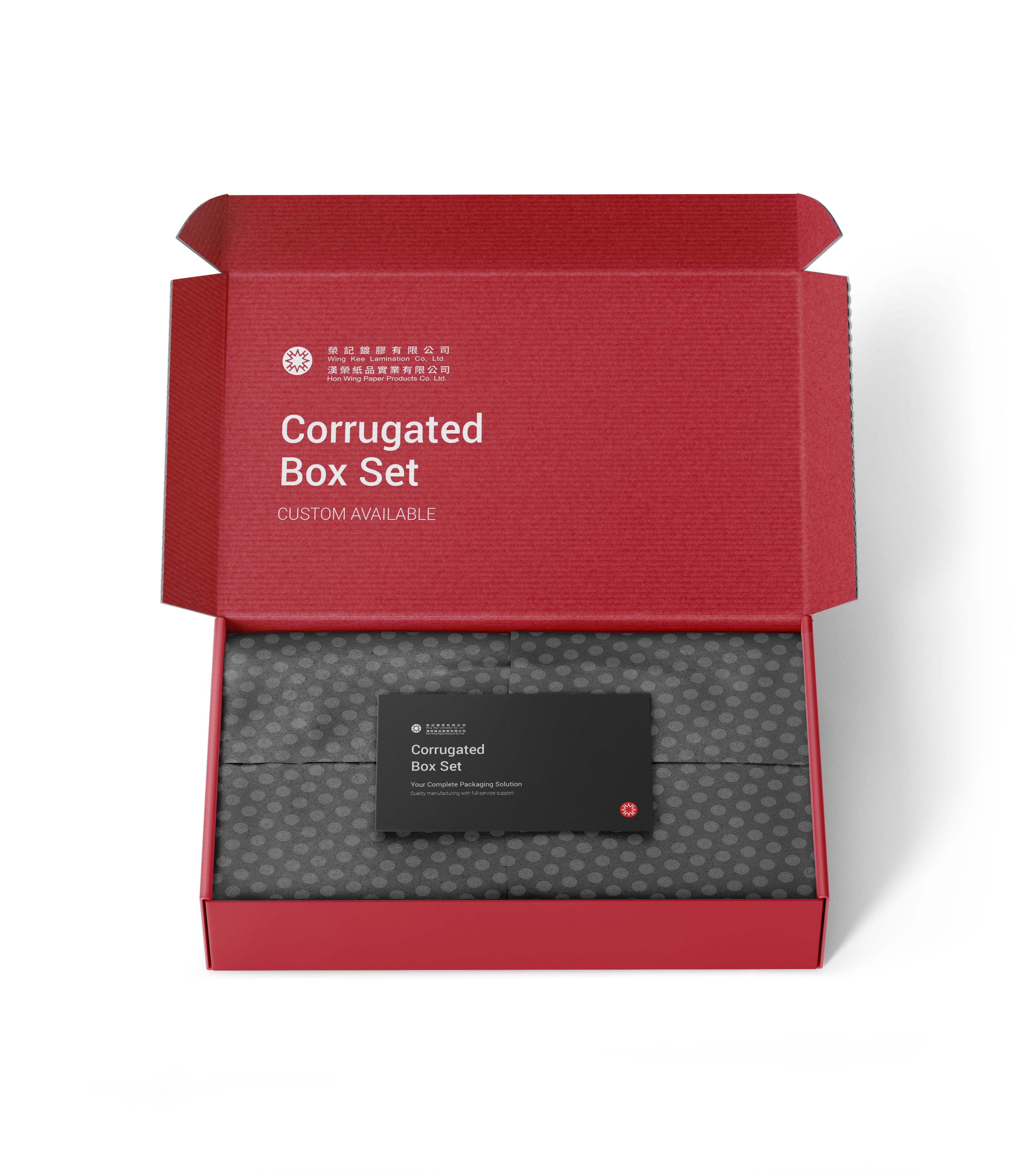 Corrugated Mailing Box Set custom packaging Hong Kong